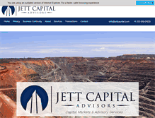 Tablet Screenshot of jettcapital.com